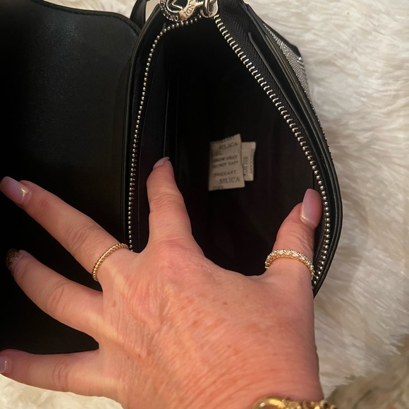 Valentino Orlandi Black Handbag with Silver Stud Accents - NWT - Picture 9 of 10